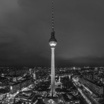 Stadtansicht Berlin bei Nacht